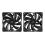 Mars Gaming Pack 2 Ventiladores MF-PWMX2 12cm Negro